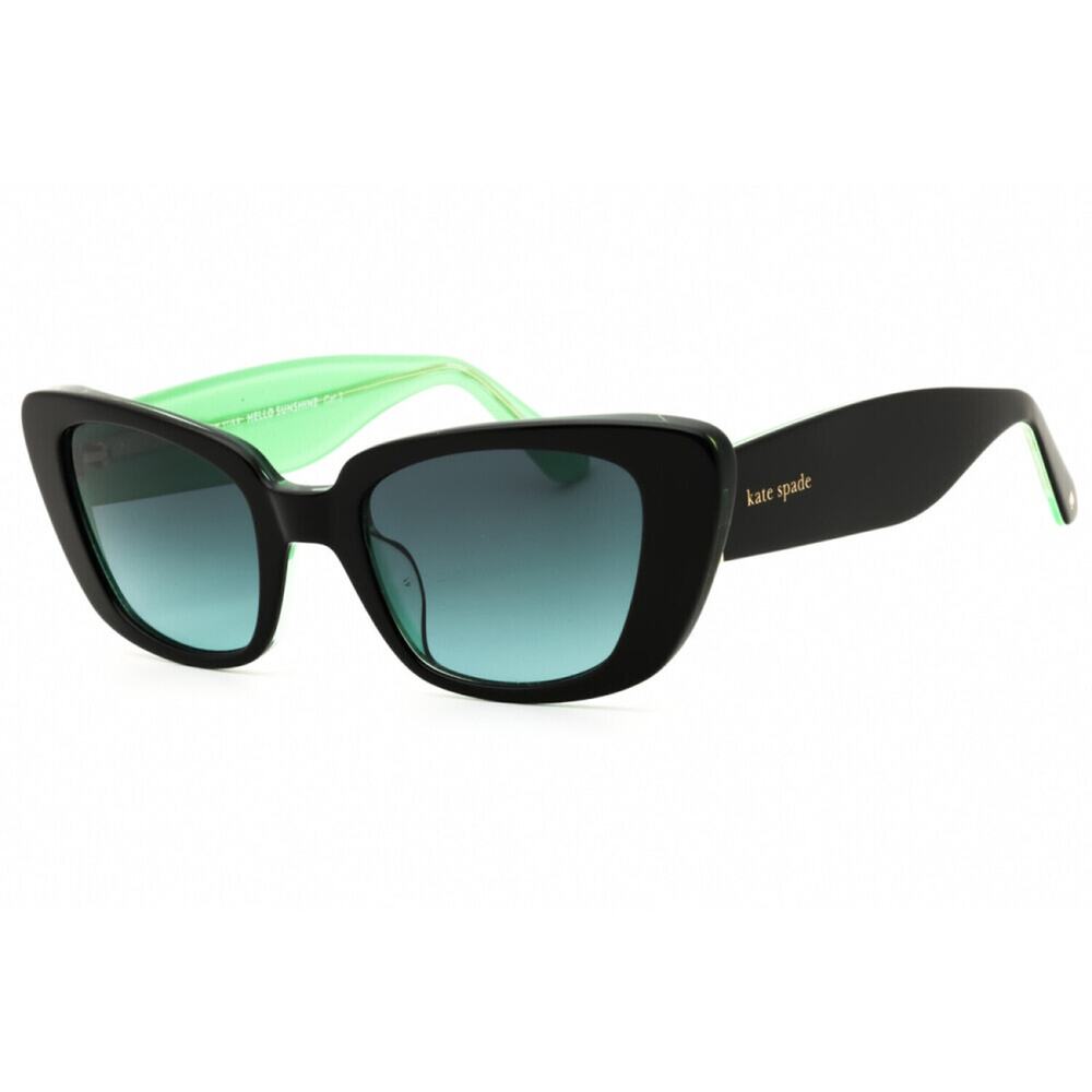 NEW!!! Kate Spade FABIA/S 07ZJIB Black Green Sunglasses authentic